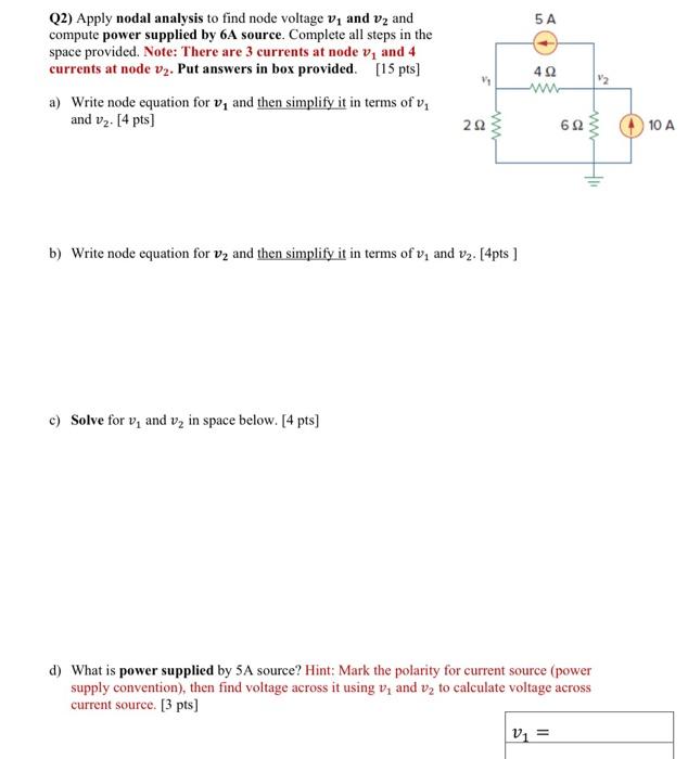 Solved this is circuit analysis. will give thumbs upyou | Chegg.com