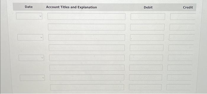 Solved Prepare All Necessary Journal Entries For 2024 2025 Chegg Com   Image