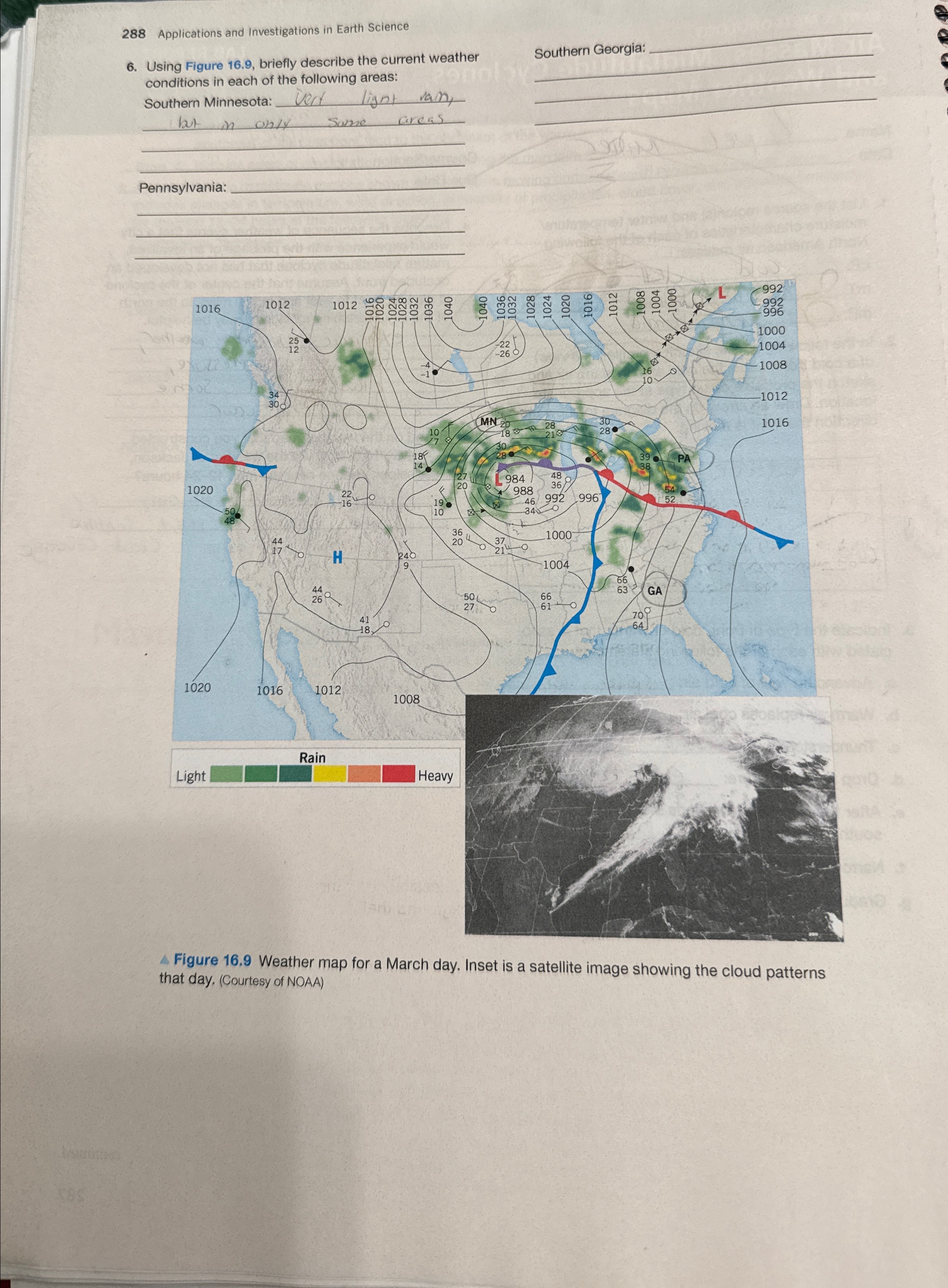 Solved 288 ﻿Applications and Investigations in Earth | Chegg.com