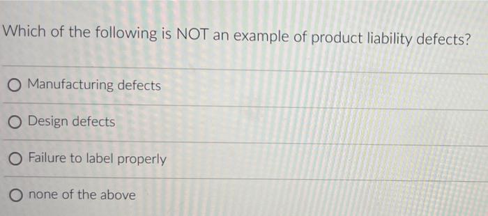 Solved Which of the following is NOT an example of product | Chegg.com
