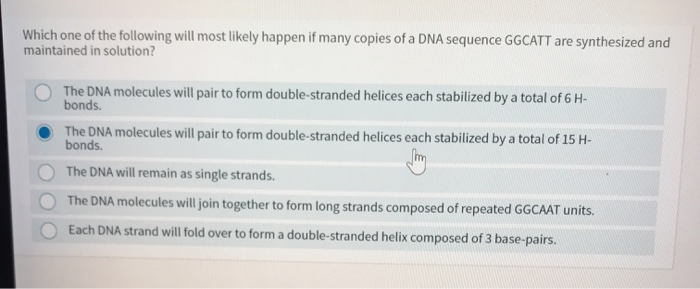 Solved Which one of the following will most likely happen if | Chegg.com
