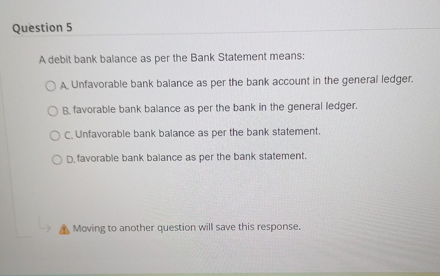 debit balance as per bank pass book means