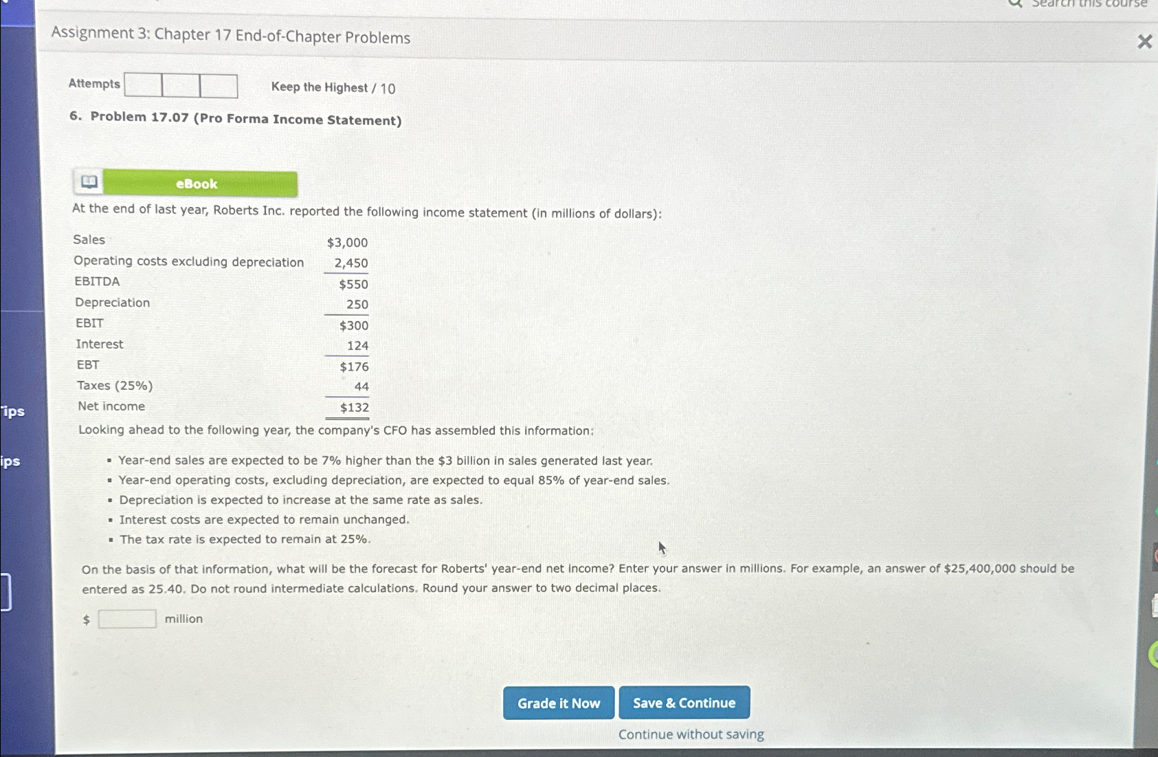 Solved Assignment 3: Chapter 17 ﻿End-of-Chapter | Chegg.com