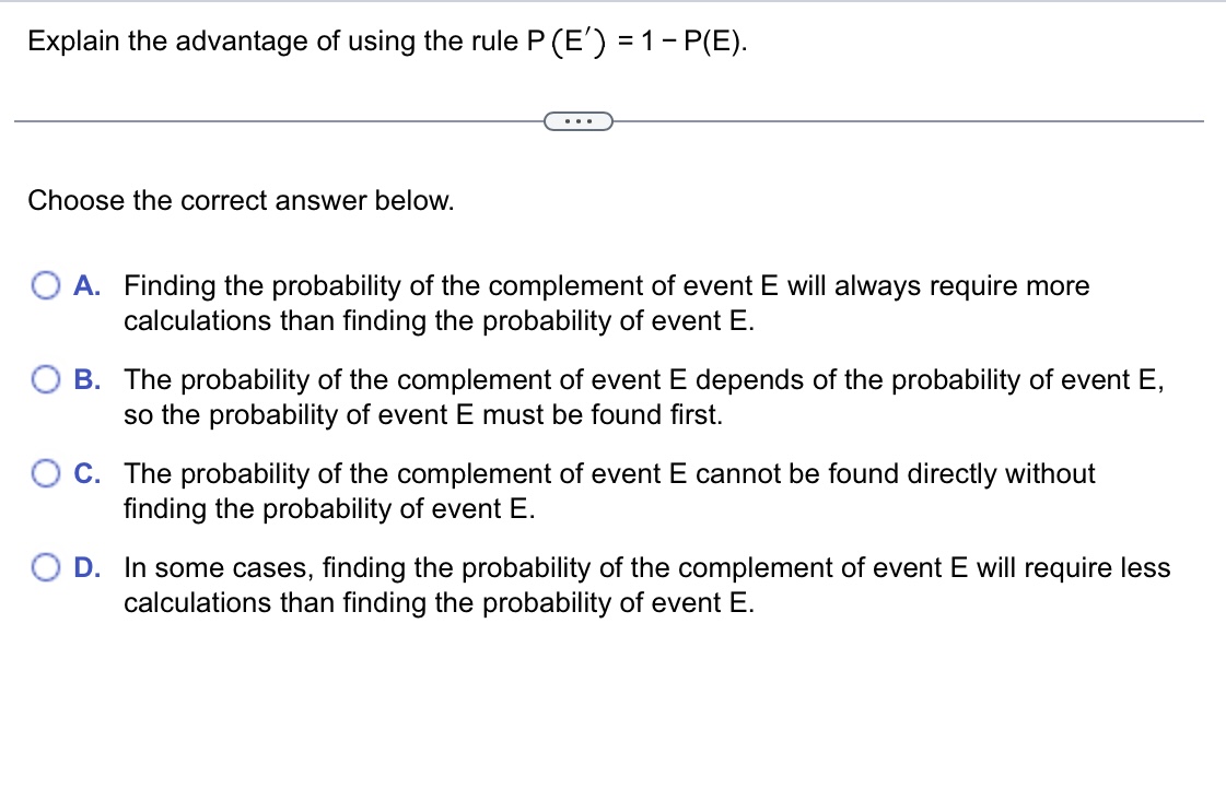 Solved Explain the advantage of using the rule | Chegg.com