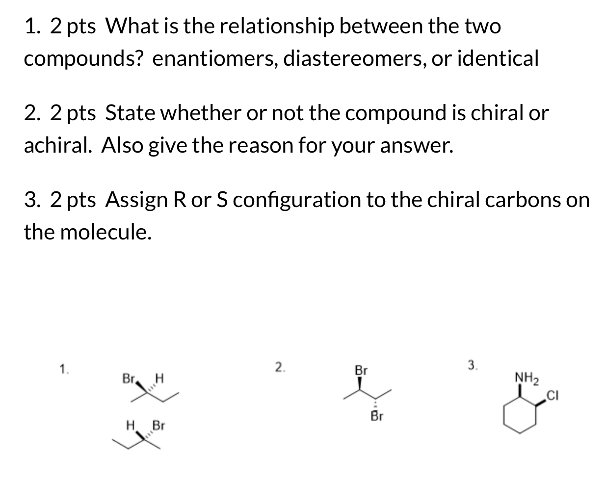 Solved What is the relationship between the two compounds? | Chegg.com