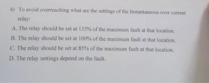 Solved 4) To avoid overreaching what are the settings of the | Chegg.com