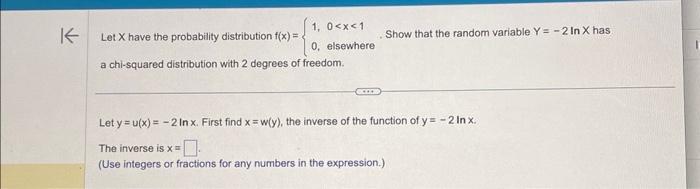 Solved Let X have the probability distribution f(x)={1,0,0 | Chegg.com