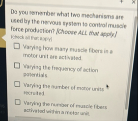 Solved Do you remember what two mechanisms are used by the | Chegg.com