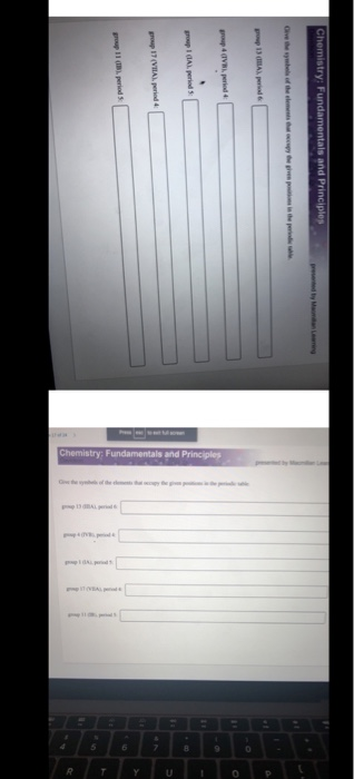 Solved Chemistry Fundamentals And Principles 0 0 Iv Per Chegg Com