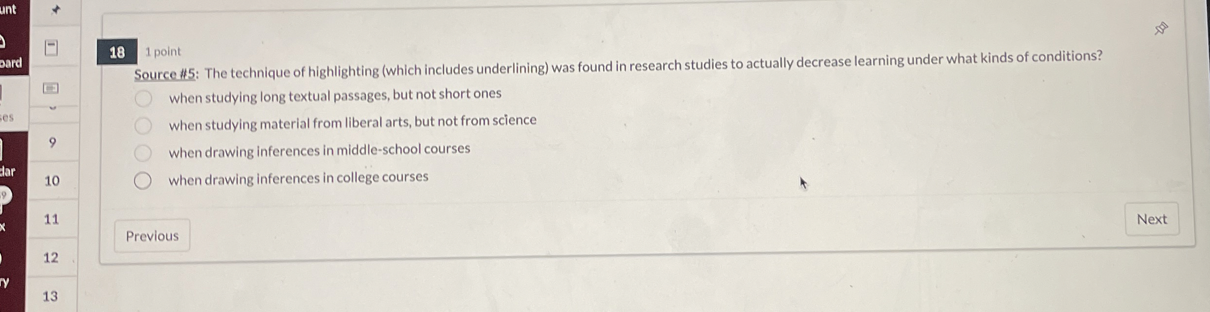 Solved 181 ﻿pointSource 5 The technique of highlighting