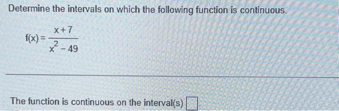 Solved Determine the intervals on which the following | Chegg.com