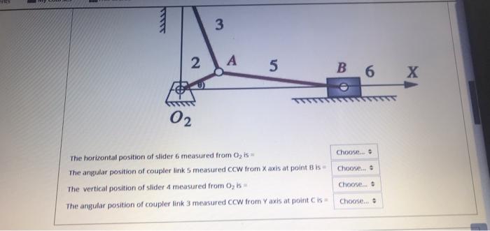 Solved The sixbar mechanism shown in figure below is | Chegg.com