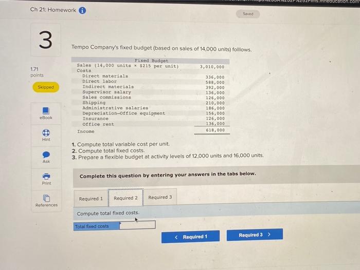 Solved Ch 21: Homework Ims.mheducation.com%252Fm Sived 3 | Chegg.com