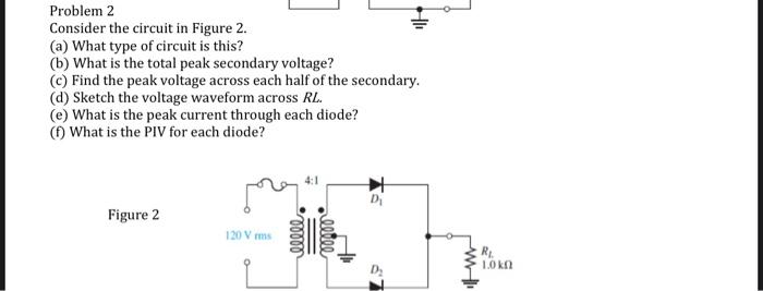 Solved Problem 2 Consider The Circuit In Figure 2. (a) What | Chegg.com