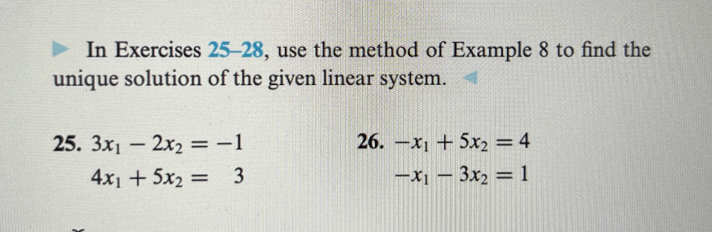 Solved #25 ﻿(pls solve by multiplying by the inverse on both | Chegg.com