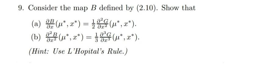 9. Consider The Map B Defined By (2.10). Show That | Chegg.com