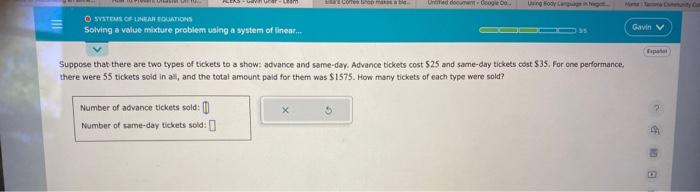 Solved Suppose that there are two types of tickets to a | Chegg.com