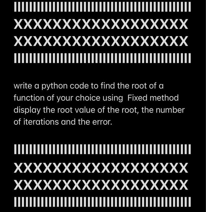 Solved IIIIII XXXXXXXXXXXXXXXXXX XXXXXXXXXXXXXXXXXX IIII | Chegg.com