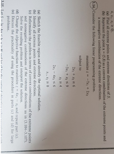 Solved 4 X1 X2 0 a Find All Extreme Points And Extreme Chegg