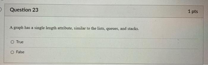 Solved Question 26 1 pts Which of the following is NOT a | Chegg.com