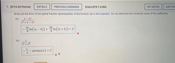 Solved Rewrite The Rational Expression Using The Method Of