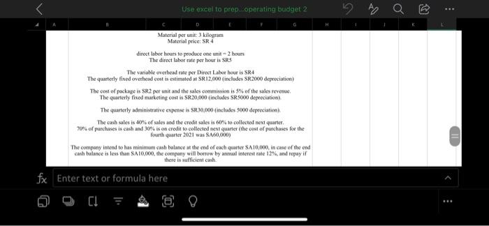 Н. Managerial Accounting - Assignment 3 Prepare the | Chegg.com