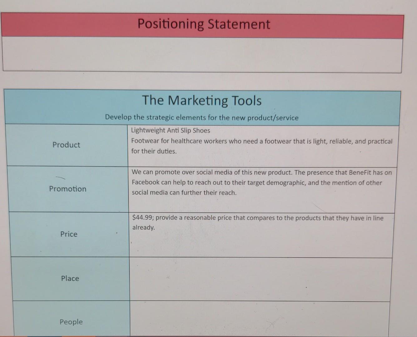 Marketing Plan Final Project Option Choose a company | Chegg.com