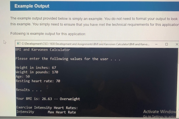 Solved Assignment Requirements In this application we are | Chegg.com