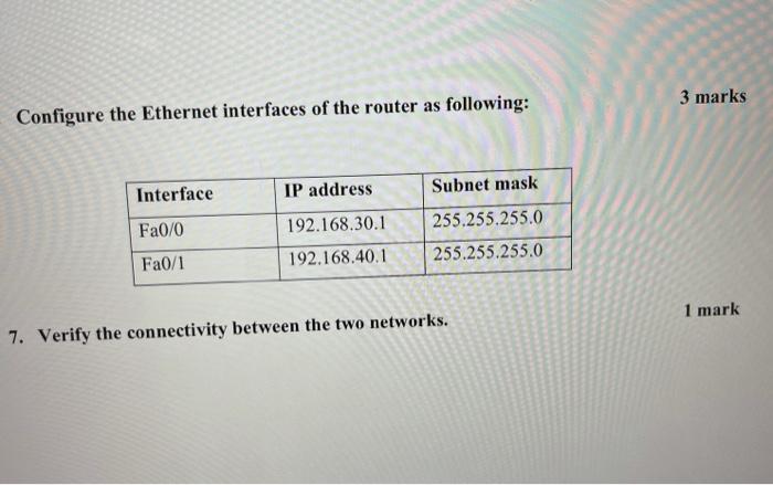 Solved 1. Using Packet Tracer, Build The Following Network | Chegg.com