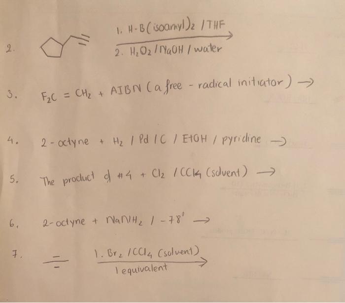 Solved F2C=CH2+AIBN( a free - radical initiator )→ 2 - | Chegg.com