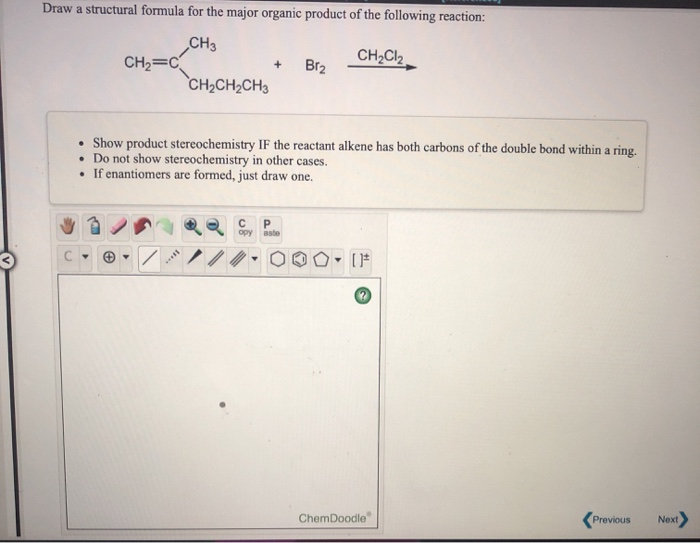 Solved 2rea Draw a structural formula for the intermediate | Chegg.com