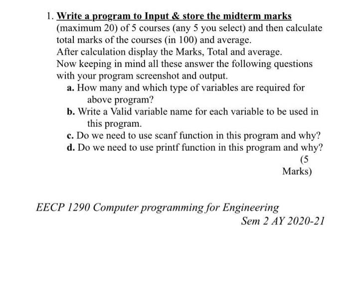 Solved Hw4 If Else Statement Write C Program To Input Number 6588