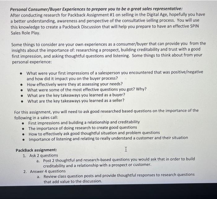 After conducting research for Packback Assignment #1 | Chegg.com