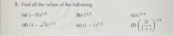 Solved can you please help to solve problems 5b and 5d only? | Chegg.com