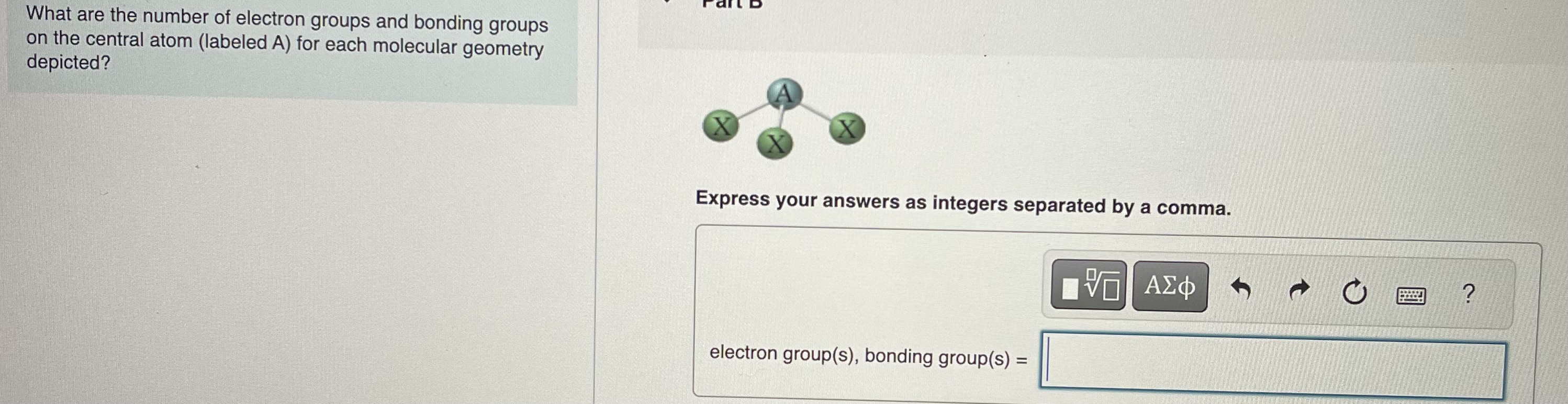 Solved What are the number of electron groups and bonding | Chegg.com