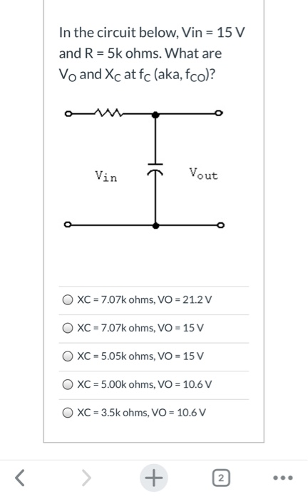 Solved In The Circuit Below Find It In Rectangular Form Chegg Com