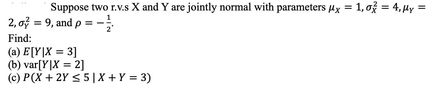 Solved Suppose Two Random Variables X And Y Are Jointly 1123