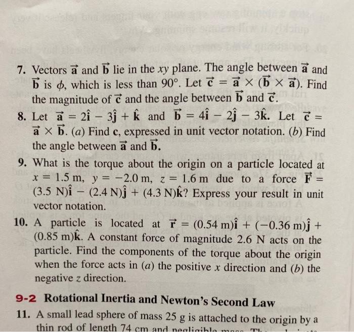 Solved 7 Vectors A And U Lie In The Xy Plane The Angle Chegg Com