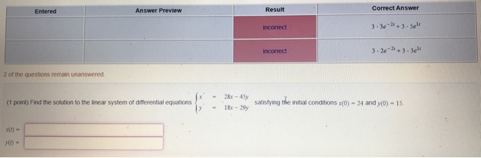Solved Differential Equations problem. Please be clear and | Chegg.com