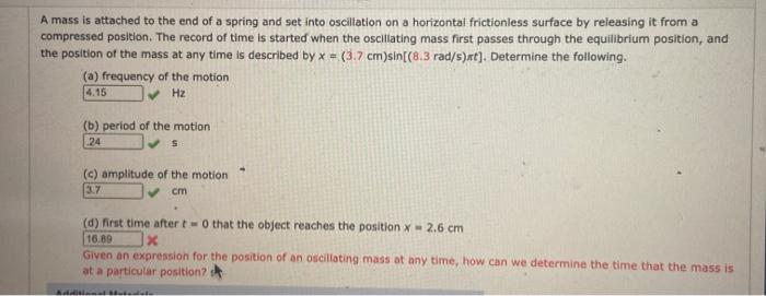 8%) Problem 2: Fish are hung on a spring scales as