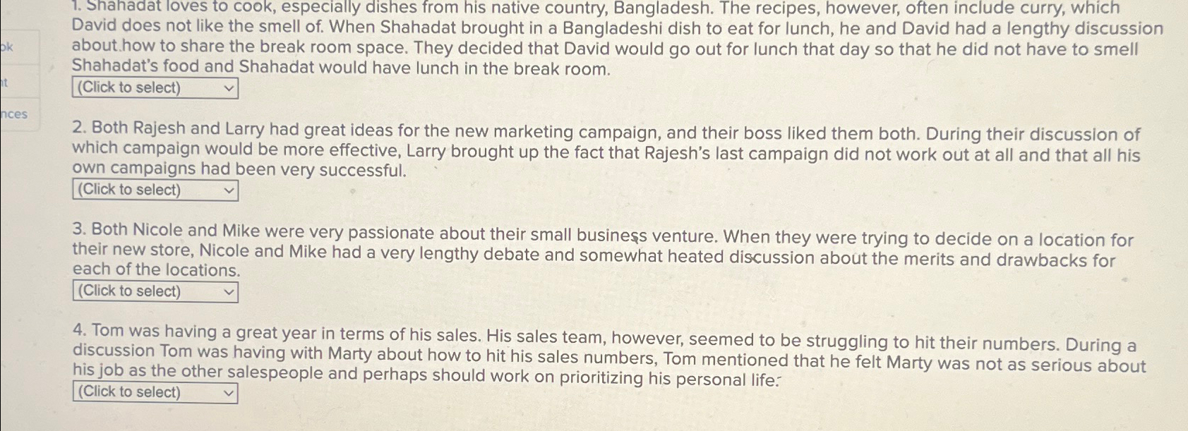 Shahadat loves to cook, especially dishes from his | Chegg.com