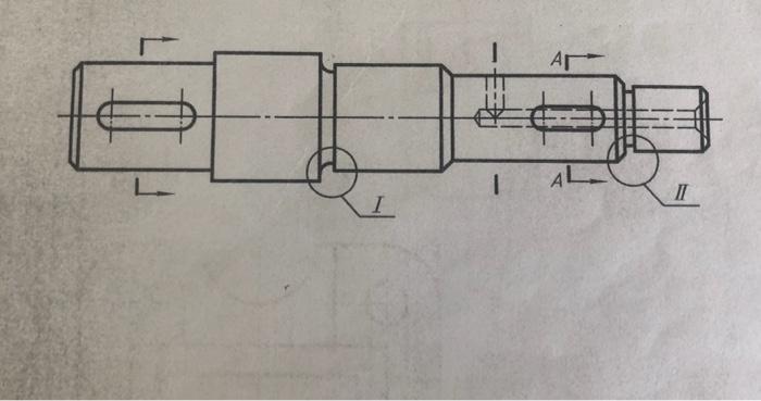 Solved draw the cut view and partial enlargement view in | Chegg.com