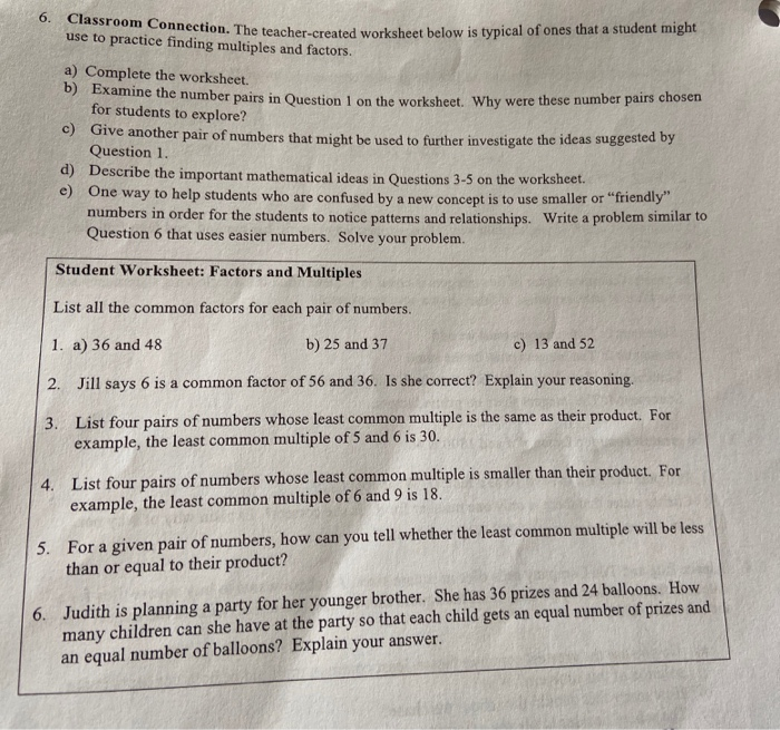 Exploring Number 24 Worksheet