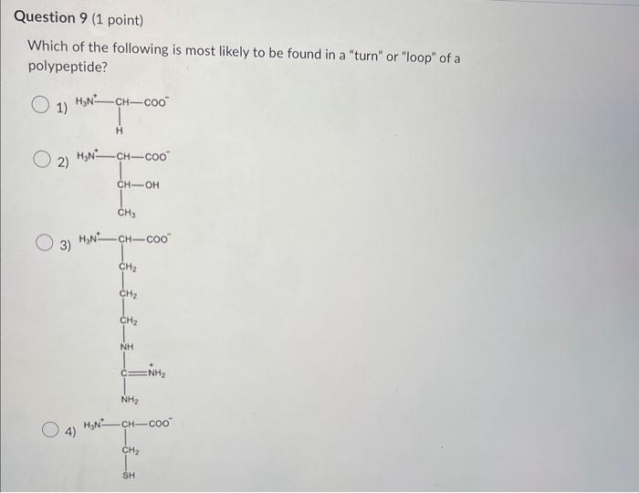 Solved Which of the following is most likely to be found in | Chegg.com
