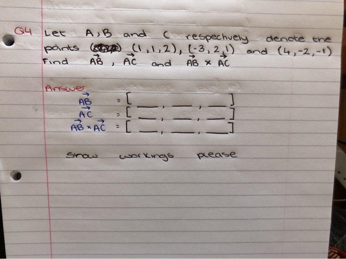 Solved Q4 LET Points Find A, B And C Respectively Denote The | Chegg.com