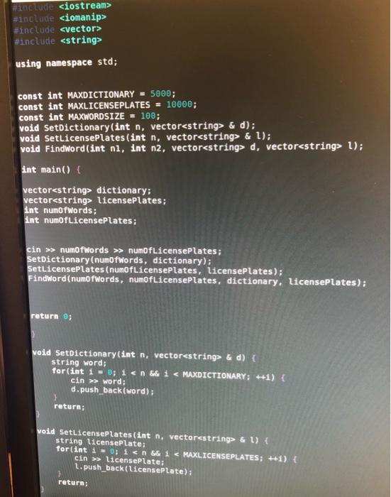 Solved How Could I Make This Code More Efficient And Take | Chegg.com