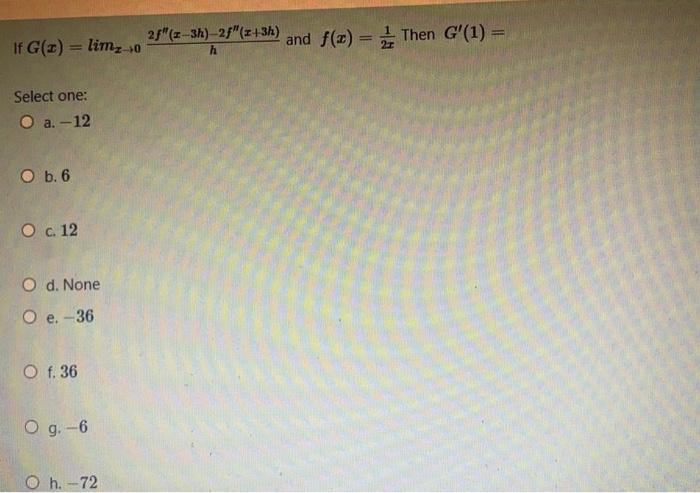Solved 29 2 3h 28 X 3h If G 2 Limz 0 And F T Then Chegg Com