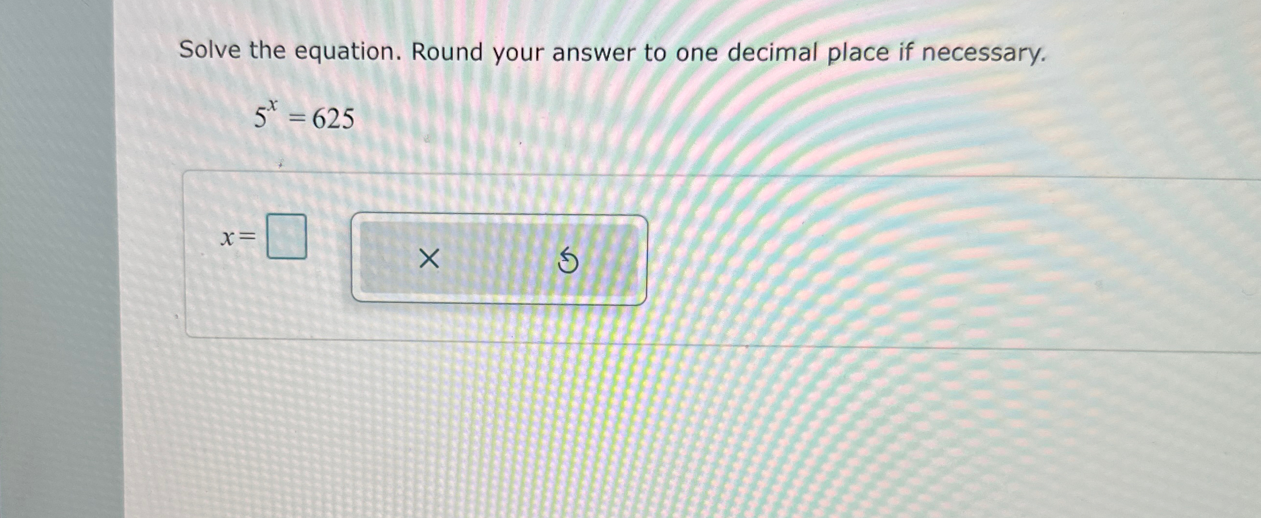 Solved Solve the equation. Round your answer to one decimal | Chegg.com