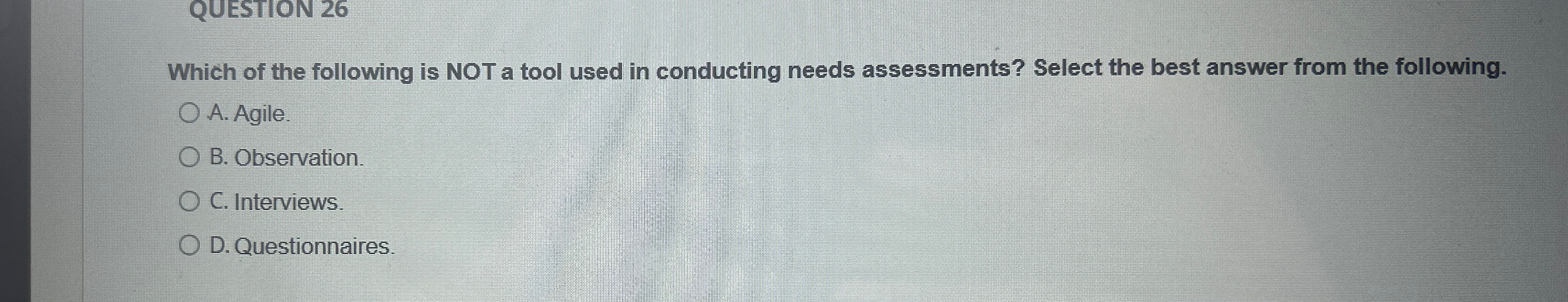 Solved Which of the following is NOT a tool used in | Chegg.com
