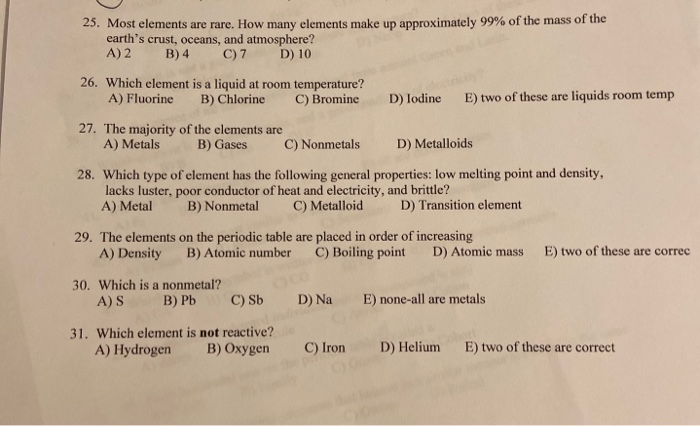 solved-25-most-elements-are-rare-how-many-elements-make-up-chegg